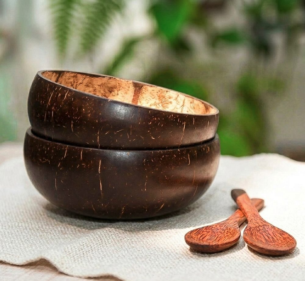 Coconut Bowl & Spoon Set